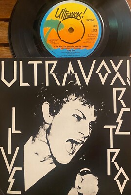 Ultravox - Live Retro UK Island Original 7'' EP (80er Jahre Neuauflage)