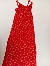 PrettyLittleThing red floral jersey cami maxi dress Custom Location: ACU-060