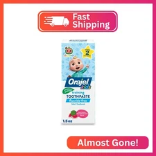 Orajel Kids CoComelon Training Toothpaste Fluoride-Free; #1 Pediatrician Recomme