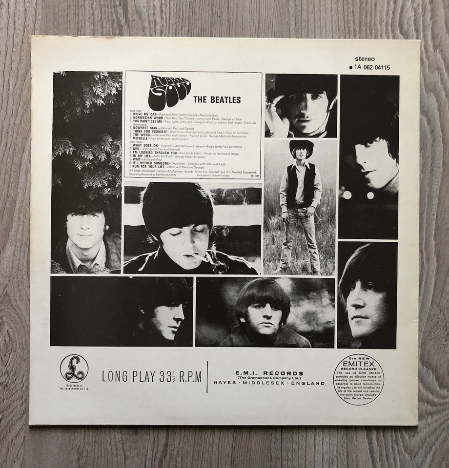 The Beatles – Rubber Soul 1A 062-04115 LP+Vinyl+Schallplatte Stemra Holland  - Bild 2 von 4