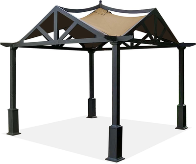 #ad Replacement Top Fit for Lowe#x27;S Allen Roth 10X10 Ft Gazebo Model #GF 12S039B Gf $125.30