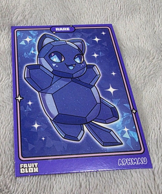 Series 1 Aphmau Tading Card Fruit Blox Sapphire Cat APH23  (B1Pg3)
