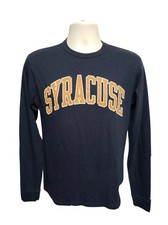 Syracuse University Adult Small Blue Long Sleeve TShirt