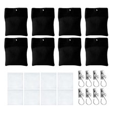 8pcs Multiple Purpose Windproof Drapery Weights Sandbags Fixing Clip Included