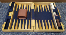 Vintage 1970s Aries of Beverly Hills Backgammon Incomplete Briefcase Travel Game