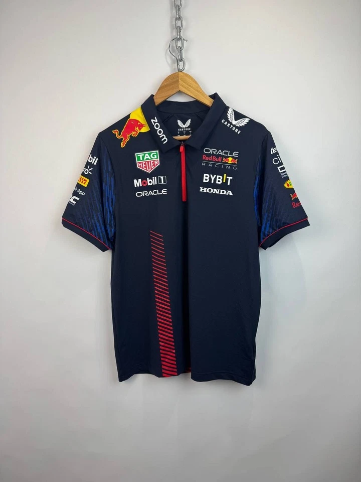 Red Bull Team Formula One 1 Racing Polo Shirt 2021/2022 - Image 2 of 4