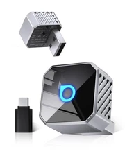 OTTOCAST Mini Pot 2025 2-in-1 Wireless CarPlay & Android Auto 2-in-1 Adapter ...