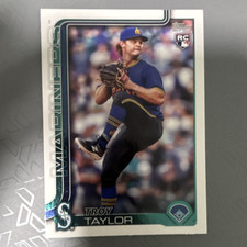 Topps 2025 Series 2 Troy Taylor Seattle Mariners #691 Rookie MLB Card. rookie card picture
