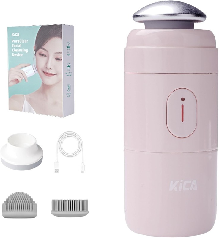 KiCA Facial Cleansing Brush Electric Facial Exfoliating Massage Brush Deep Clean