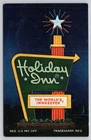 Vintage Holiday Inn Starkville Mississippi Neon Sign Postcard