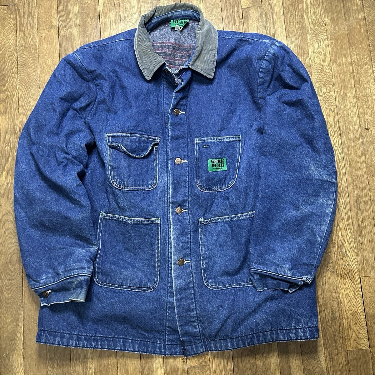 Wrangler Chore Jacket Vintage Outerwear Coats & Jackets for Men