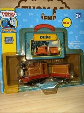 DUKE ! THOMAS FRIENDS TRAIN Diecast TAKE N PLAY ALONG 2006 NEW But Worn Box