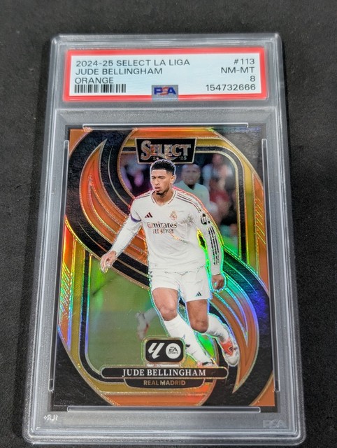 2024-25 Panini Select Mezzanine Orange /49 Jude Bellingham PSA 8