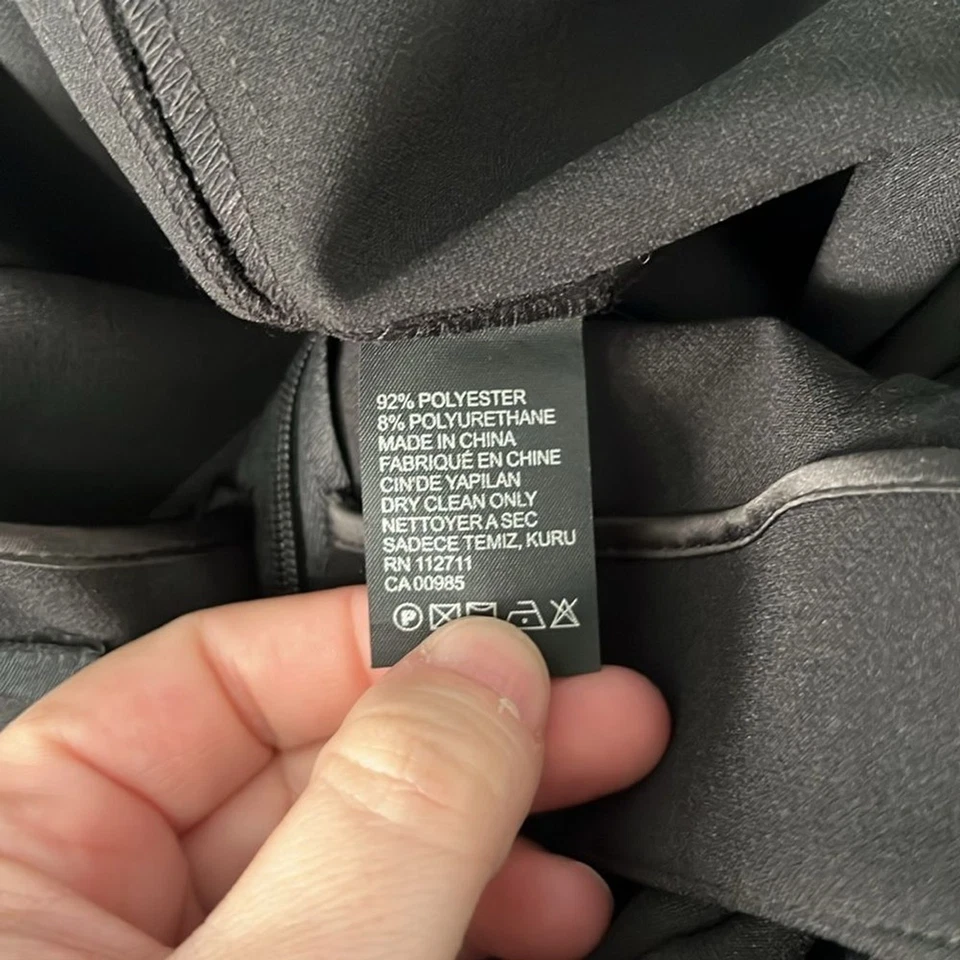 Jay Godfrey Black Wide Leg Tuxedo Pant Size 2 NWT - Image 4 of 4