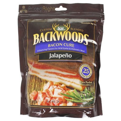 Backwoods Jalapeno Bacon Cure and Seasoning Makes 25 Pounds of Meat 26 Oz 9136
