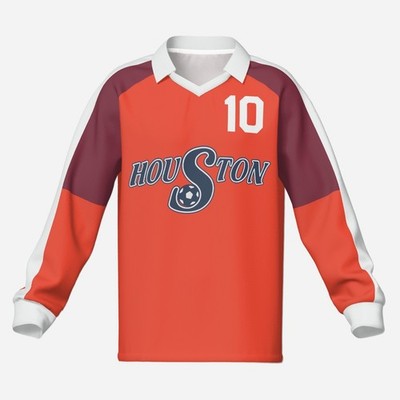 Houston Summit - soccer jersey shirt, retro 70s futbol inspired