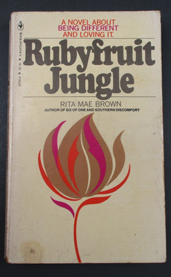 RUBYFRUIT JUNGLE by Rita Mae Brown Bantam Book 6th Print 1980 Paperback PB Humor