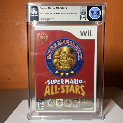 Super Mario All-Stars (Nintendo Wii) WATA 9.8 A++ NEW SEALED GRADED CGC VGA