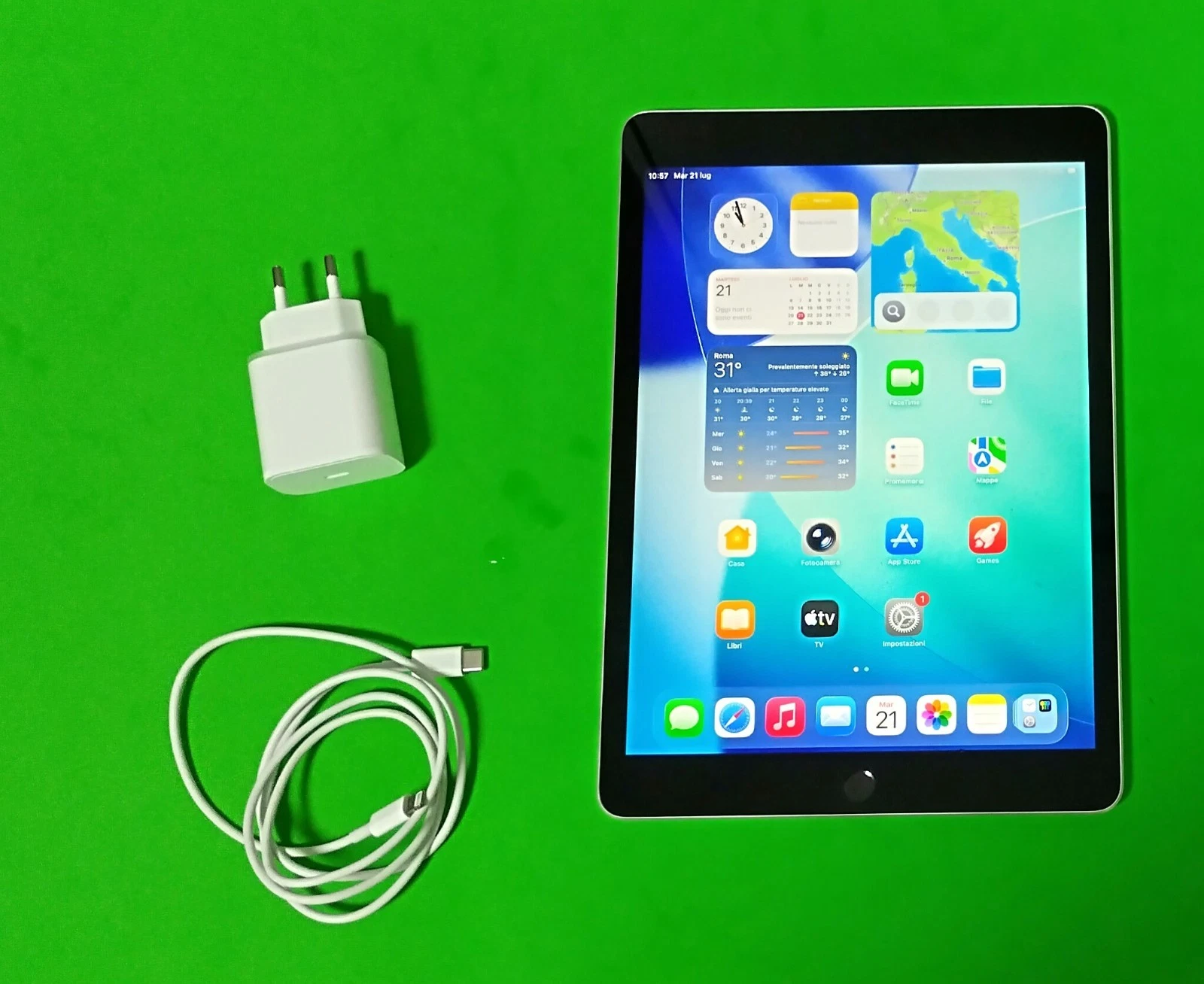 Apple iPad 9a Gen. 64GB, Wi-Fi + cellular 64 GB Silver 10.2