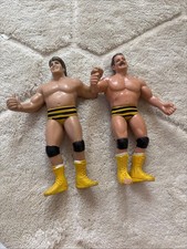 Wwf Ljn Killer Bees Jumpin Jim Brunzell And B. Brian Blair Foot Damage