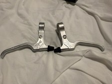Vintage Real Design Brake Levers Silver Canti Pair Raw 90s Mtb Kooka Grafton