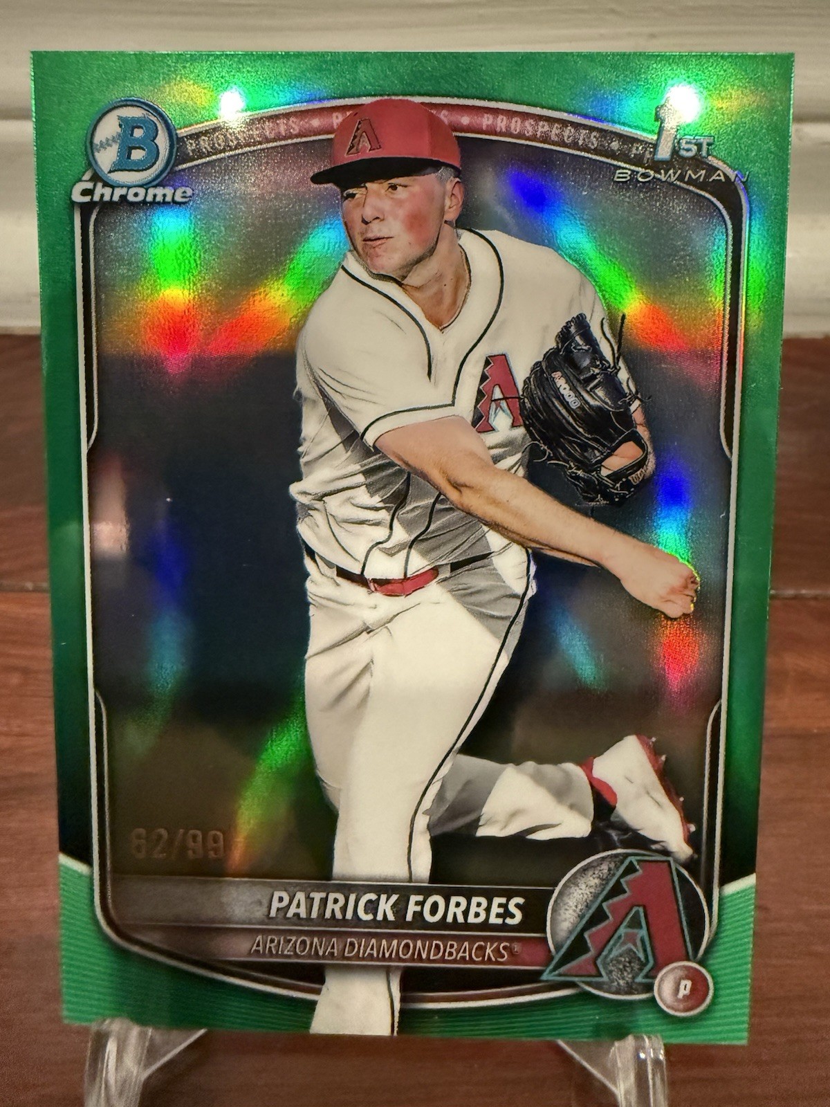 2025 Bowman Draft Chrome Patrick Forbes True Green Refractor /99 #BDC-89