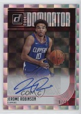 2018 Panini Donruss Rookie Dominator Signatures 97/99 Jerome Robinson Auto uk2