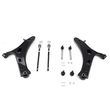 Front Lower Control Arms w/Ball Joint +Tie Rod End Kit For 14-18 Subaru Forester