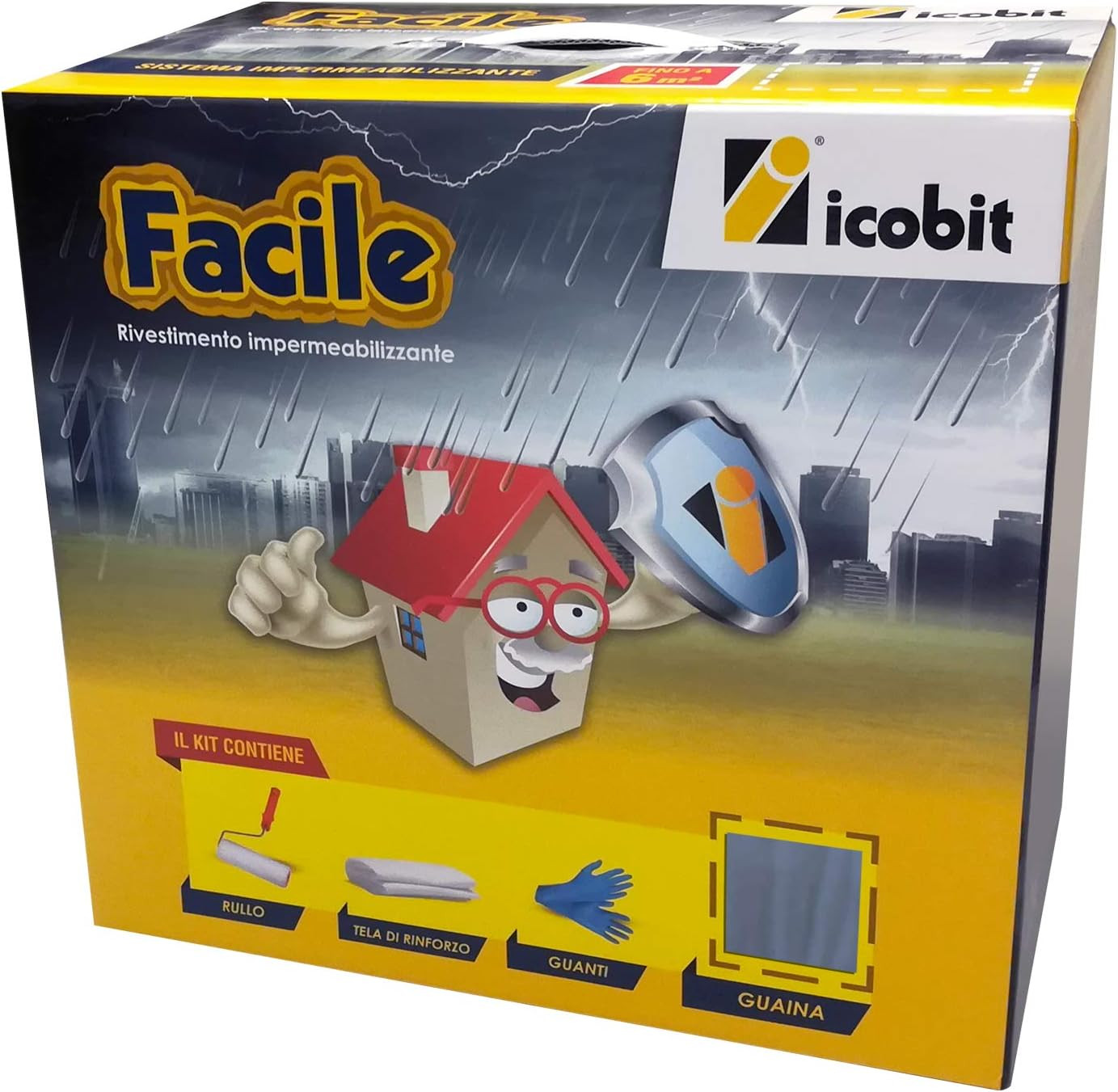 Offerta Kit Facile Icobit 8051093835231 Grigio | Risparmia e Ripara - 2
