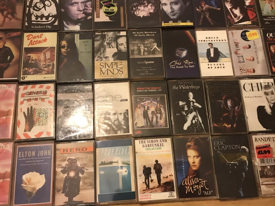 Joblot of music cassette tapes mainly 80’s rock & pop, 85 tapes - Image 3 of 4