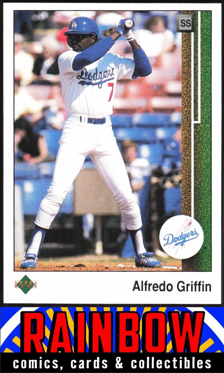 1989 Upper Deck #631 Alfredo Griffin Los Angeles Dodgers