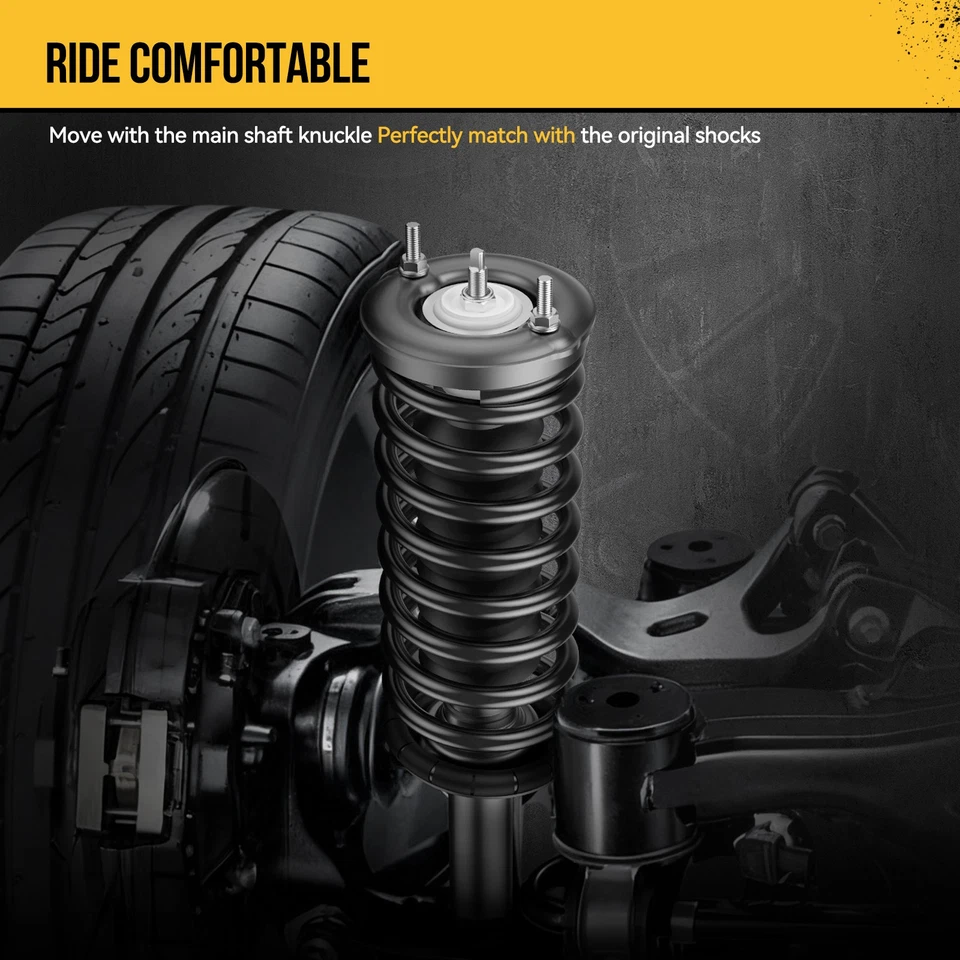 Set 2 For 1998-2001 2002 Honda Accord Front Complete Shocks Struts Assembly - Изображение 2 из 4