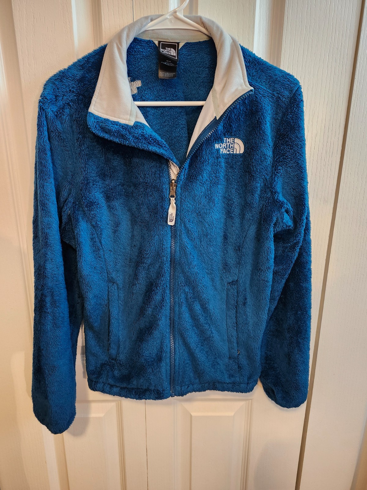 Womens The North Face Ladies Full Zip Osito Fleece Coat Jacket Teal Medium