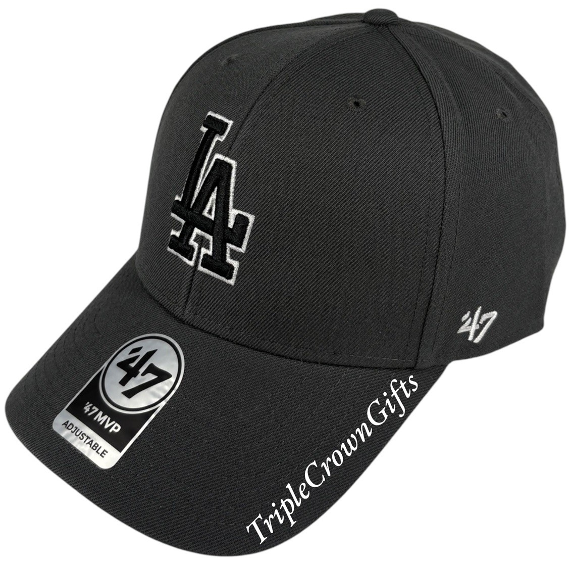 Los Angeles Dodgers ('47 Brand) MLB MVP Hat Adjustable Charcoal | eBay