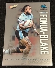 2026 NRL SELECT LEAGUE HEROES CARD [SHARKS] 43 Addin FONUA-BLAKE - HOBBY SILVER