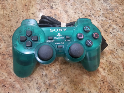 Playstation 2 Dual Shock2 Emerald Green clear Sony PS2 Official ...