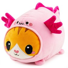 Kawaii Axolotl Plush Toy 11" Soft Stuffed Animal Pillow - Cute Gift for Kids  A