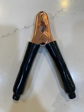 Mueller 4IA BU-43 200 Amp Alligator Clips Heavy Duty Battery Clamps Black