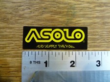 Asolo sml Logo "You Supply the Fuel" Sticker Decal