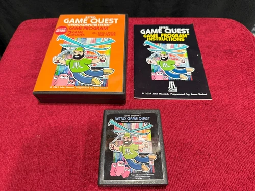 Atari 2600/2600+/7800+ Retro Game Quest New Adventure Game