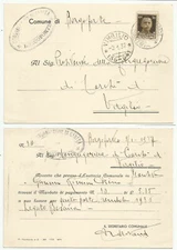 MANTOVA (0024) - BORGOFORTE from Congregation of Charity of Borgoforte - FG/Vg 1937