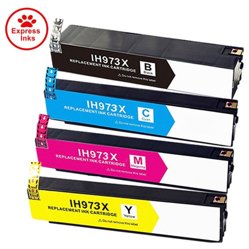 4 Ink Cartridge 973X Fits For HP PageWide Pro 477 dn 477 dw 477 dwt 552 dw - 第 1/5 張圖片