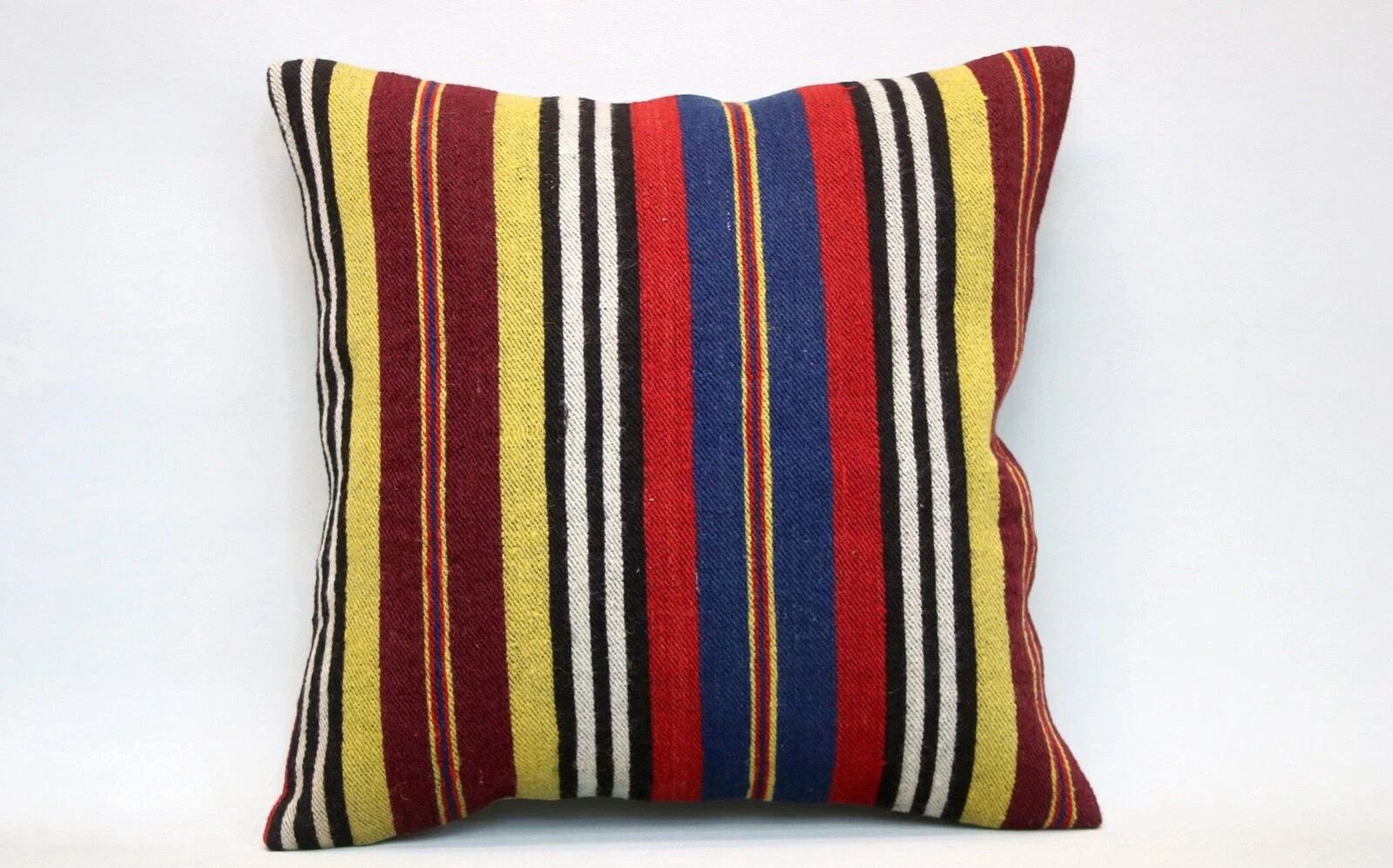 Kilim Pillow Cover, 16x16 in, Ethnic Pillow, Throw Pillow, Decorative Pillow