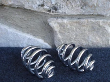 Chrome 3" Solo Bracket Seat Springs Fit for Harley Motorcycle Bobber Chopper