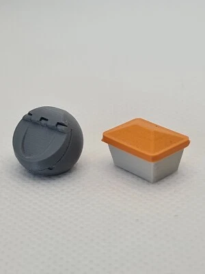 3D-Printz: Verschiedene Streugutbehälter für Spur H0 aus Eigenproduktion