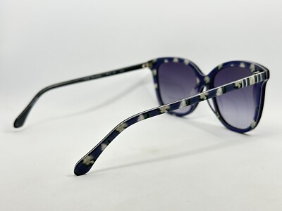 Draper James Sunglasses DJ7003 414 INDIGO Blue Square Frames Only NEW Draper James DJ 7003 414 Indigo Sunglasses with Grey  main image 2