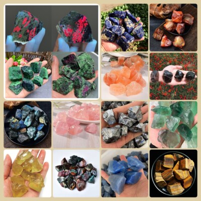 Natural Raw Rough Tumble Fire Rocks Chakra Reiki Healing Mineral Specimens Gift