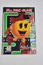 Ms. Pac-Man SNES Game Instruction Booklet Manual - Super Nintendo