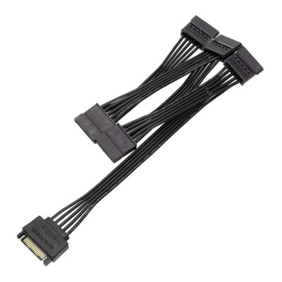 SATA Power Verlängerungskabel - 1 Auf 5 Splitter Für Festplatten & SSDs