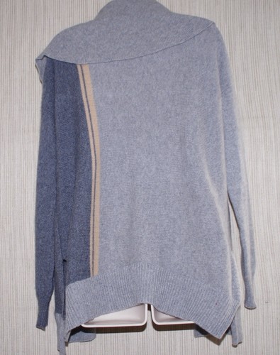 Max Studio Gray Beige 2 Ply Cashmere 